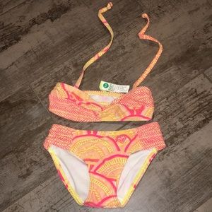 Roxy Girl 2 piece swimsuit SZ 3